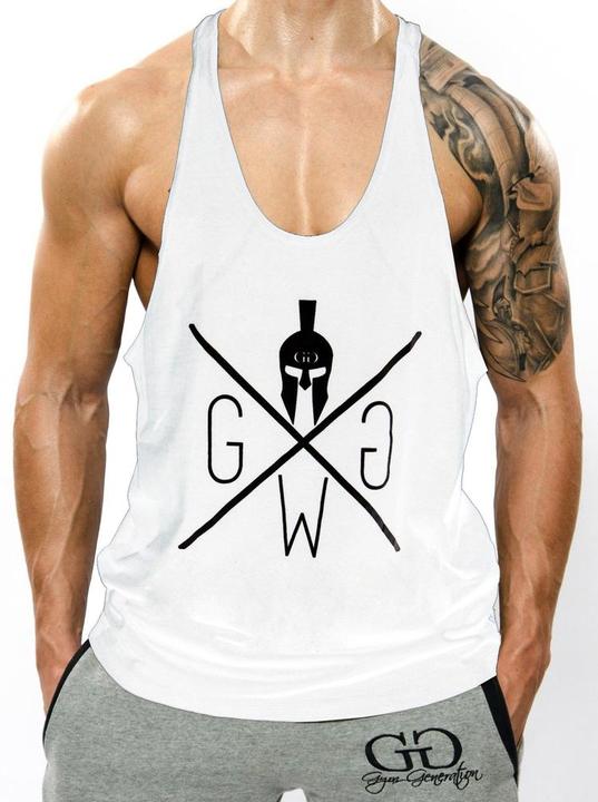 Gym Generation Warrior Classic Stringer Weiss (S)