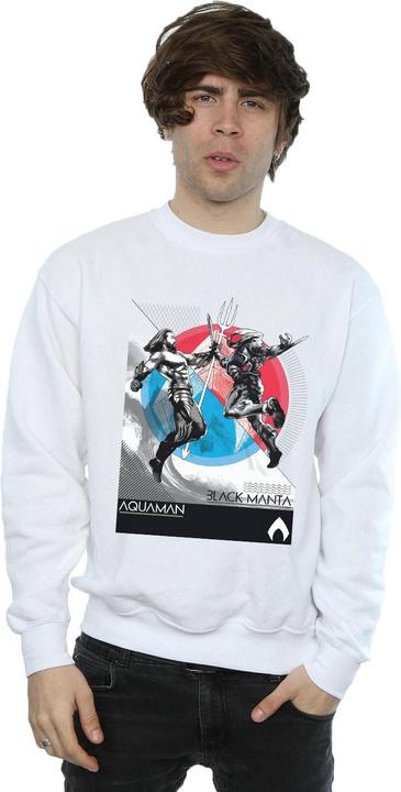 Actual product image Mens Aquaman Vs Black Manta Sweatshirt (M)