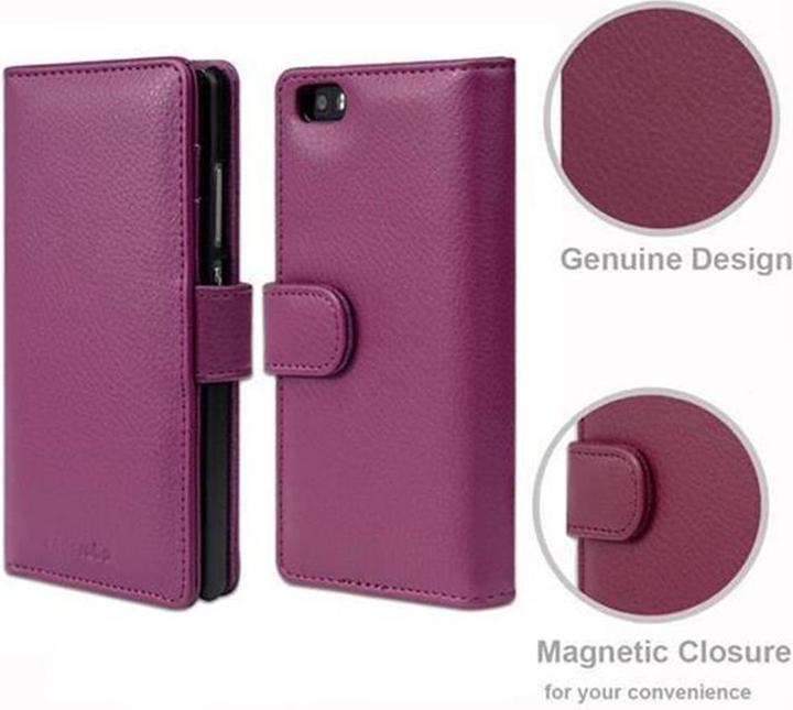Actual product image Cadorabo Book with 3 card slots cover (Huawei P8 Lite)