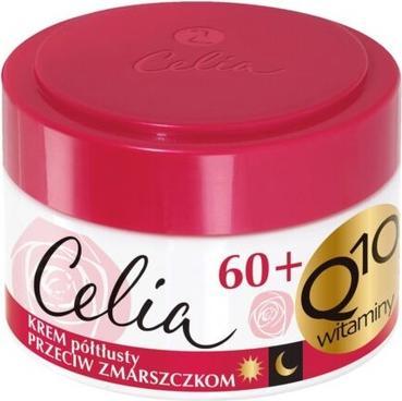Image du produit Celia Q10 Vitamins 60+ Crème semi-grasse contre les rides avec collagène pour le jour et la nuit 50Ml (Crème pour le corps, 50 ml)