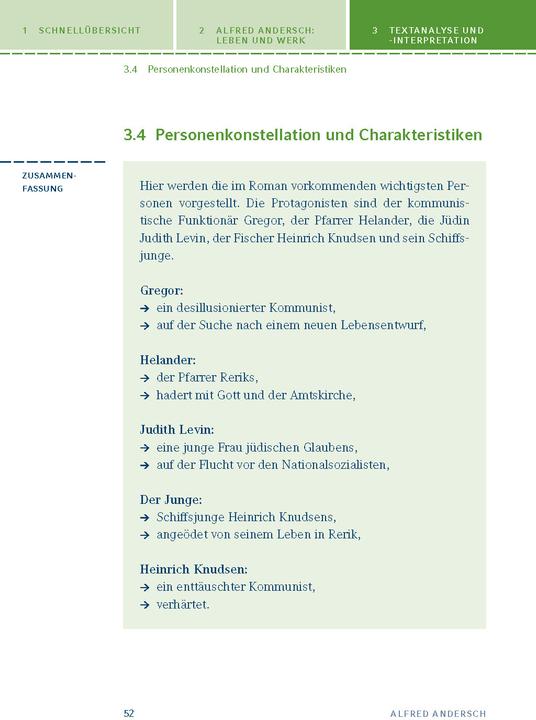 Produktbild Sansibar oder der letzte Grund (Deutsch, Alfred Andersch, 2013)