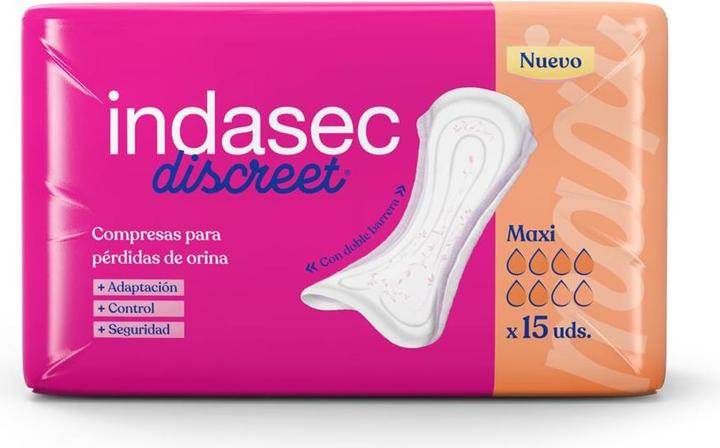 Produktbild Indasec Discreet Maxi (15 x)