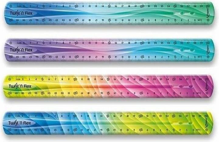 Immagine prodotto Maped Righello piatto Twist'n Flex DECOR, 300 mm, infrangibile (300 mm)