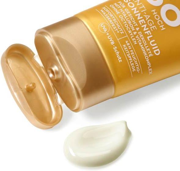 Actual product image dm Sundance Sonnenfluid Anti Age (Sun cream face, SPF 50)