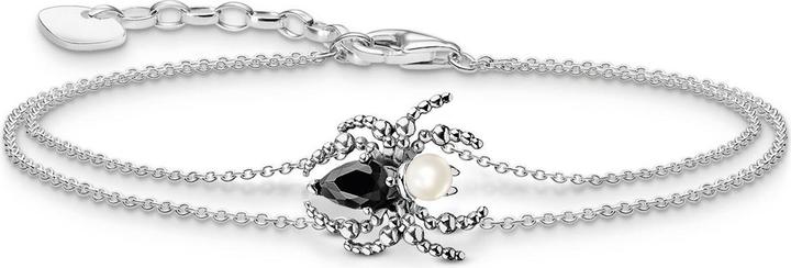 Thomas Sabo Armband Spider Romance mit Spinne Silber (19 cm, Silber 925)