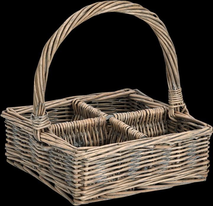 Zeller Present Tragekorb, Weide (21 x 21 x 23 cm)