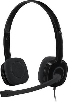 Actual product image Logitech HEADSET STEREO H151/BLACK 981-000589 (Cable)