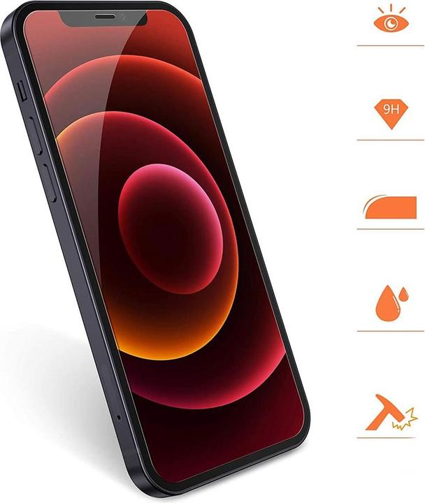 Produktbild Apfelkiste - Panzer Glas Displayschutzfolie mit Montagerahmen (2er Set) (2 Stück, Apple iPhone 13 Pro Max)