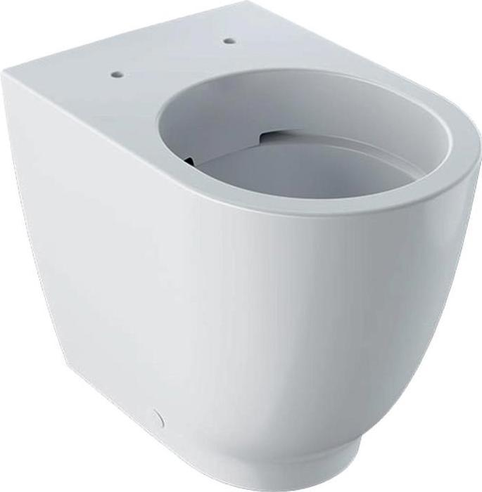 Geberit Keramag / rimless low-level WC Acanto upright horizontal outlet white Keratec 500602018