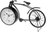 Giftdecor Schwarze geschmiedete Fahrraduhr 20cm