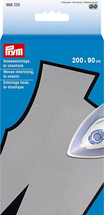 Immagine prodotto Prym Inserto in tessuto bielastico, bianco 90 mm, carta 2 m