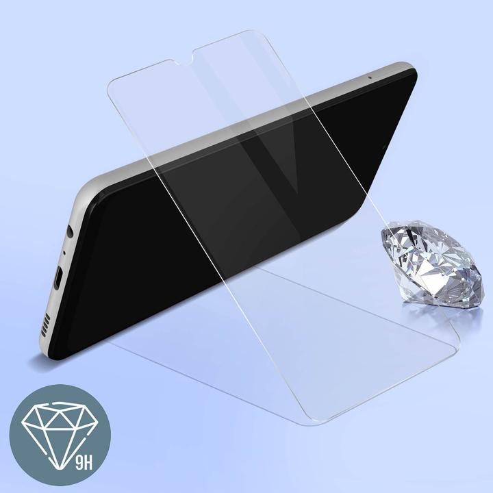 Image du produit Avizar Film clair comme du cristal, protection d'écran en verre (1 pièce(s), Samsung Galaxy A02)