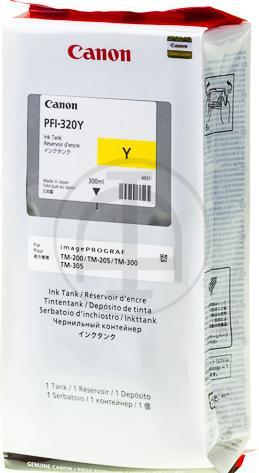 Image du produit Canon à encre PFI-320Y, jaune (Y)