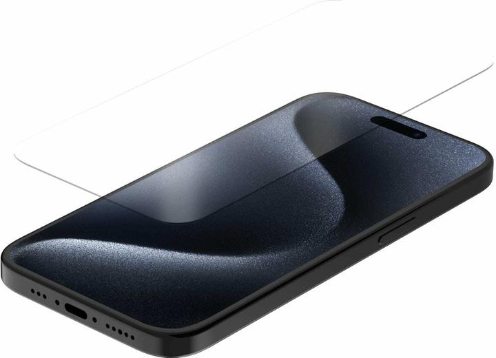 Actual product image Quad Lock Screen Protector (1 Piece, Apple iPhone 15 Plus, Apple iPhone 15 Pro Max)