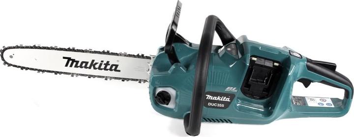 Actual product image Makita DUC 355 RT2 Motosega a batteria 36V (2x18V) Brushless 35 cm + 2x battery 5,0 Ah + (Battery chain saw)