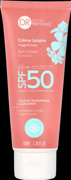 Actual product image Dr. Renaud Face & Body Sun Cream SPF50 (Suntan cream, SPF 50, 100 ml)