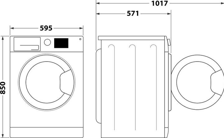Actual product image Whirlpool FFB 6238 W PL (6 kg, Left)