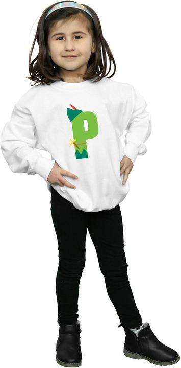 Produktbild Disney Alphabet P Is For Peter Pan Sweatshirt Mädchen (152, 158)