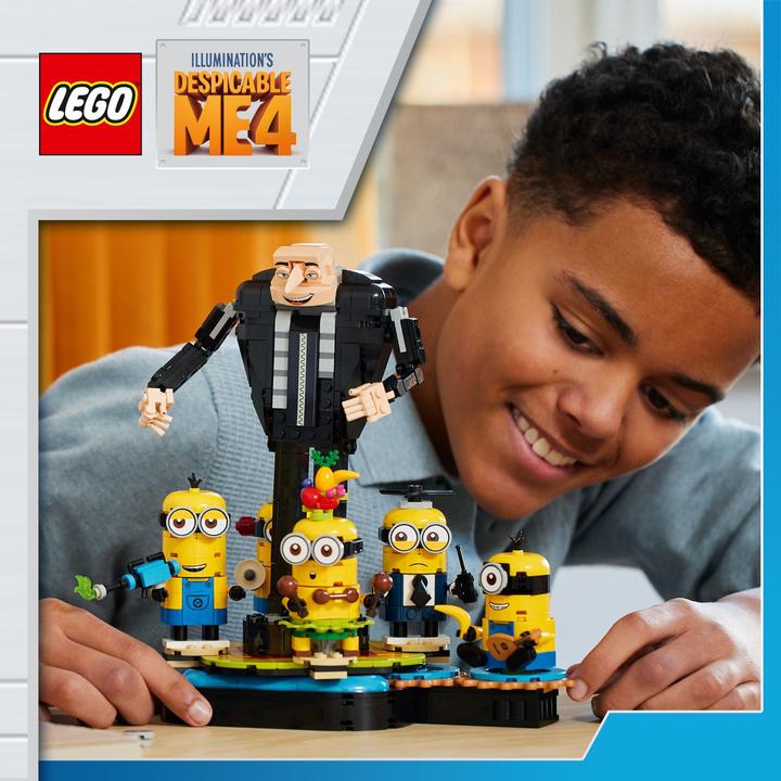 Produktbild LEGO Gru und die Minions aus Steinen (75582, LEGO Minions)