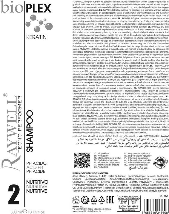 Immagine prodotto Raywell Bioplex Shampoo 300ml (300 ml, Shampoo liquido)