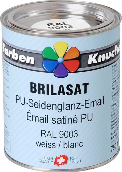 Produktbild Knuchel Kunstharz-Seidenglanzemail (Signalweiss, 0.38 l)