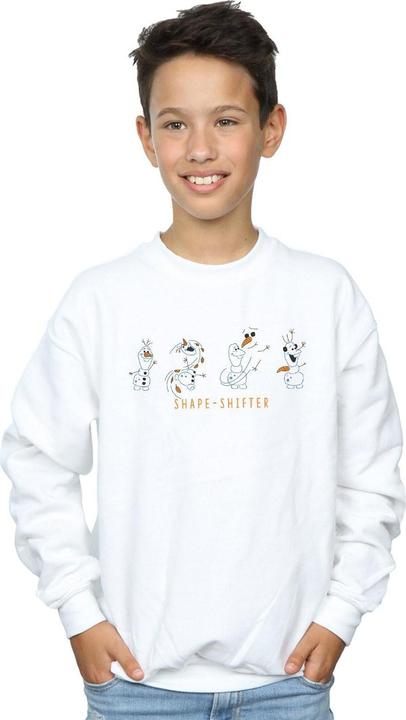 Actual product image Disney Boys Frozen 2 Olaf Shape-Shifter Sweatshirt (128)