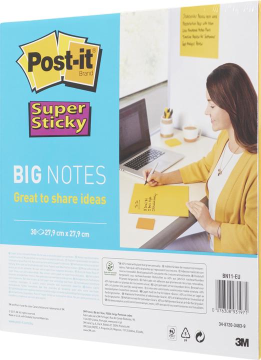 Actual product image Post-it Super Sticky Large Format (28 x 28 cm)