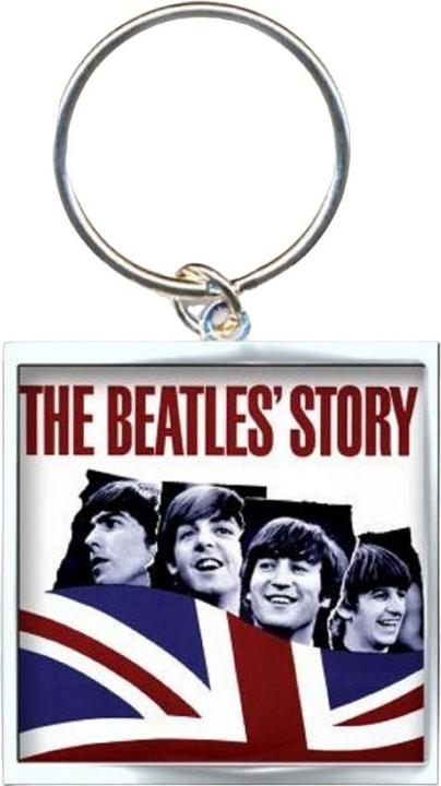 Image du produit The Beatles Porte-clés avec photo de l'histoire