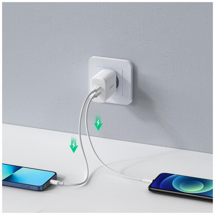 Actual product image Ugreen USB-C+USB-C 40W PD Wall Charger EU (40 W)