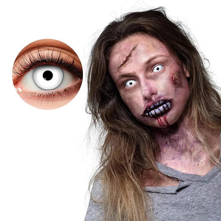 Produktbild Boland 1 Woche Kontaktlinsen Infected 2 Stück (Weiss)