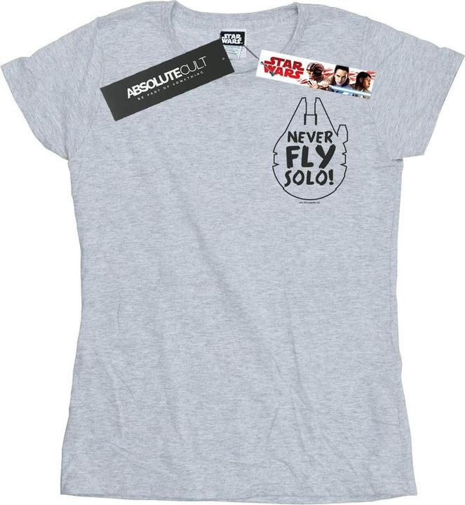 Star Wars Never Fly Solo TShirt (L)