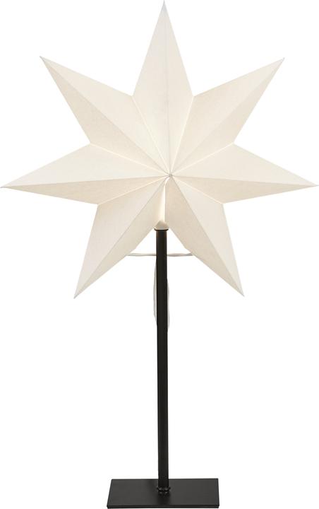 Produktbild Star Trading Papierstern on base FROZEN weiss 34x55cm 1 LED E14