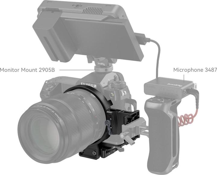 Actual product image SmallRig Mounting Plate FUJIFILM GFX Series Kit Rotatable