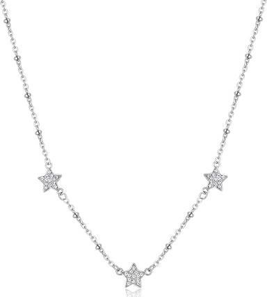 Image du produit Sagapo S'AgapÃµ - Décent collier en acier avec Aurora SAR40 étoiles (Acier inoxydable)