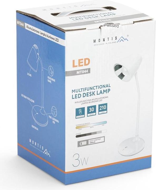 Produktbild Montiss table lamp MT044 Montis LED multifunctional rechargeable table lamp (210 lm)