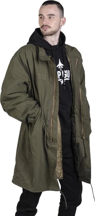 Mil-tec Us Shell Parka M65 M.Liner Oliv L (L)