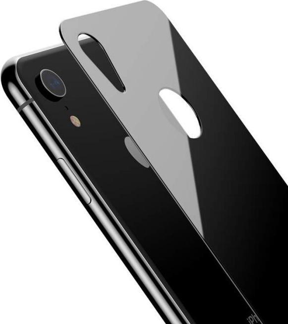 Produktbild Baseus iPhone Xr 03 mm Full coverage curved TGlass rear ProtectorSchwarz (1 Stück, Apple iPhone XR)