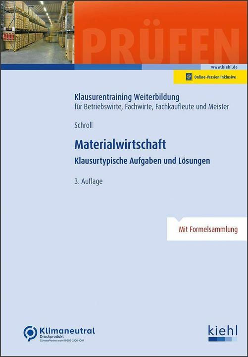 Produktbild Schroll:Materialwirtschaft (Deutsch, Stefan Schroll, Bärbel Krause, Günter Krause, 2023)