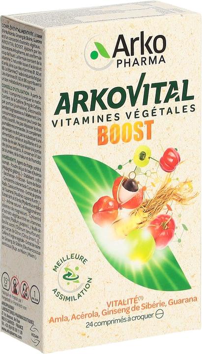 Immagine prodotto Arkopharma Arkovital Acerola Boost Kautabletten (24 Pezzo/i, Pillole, 84 g)