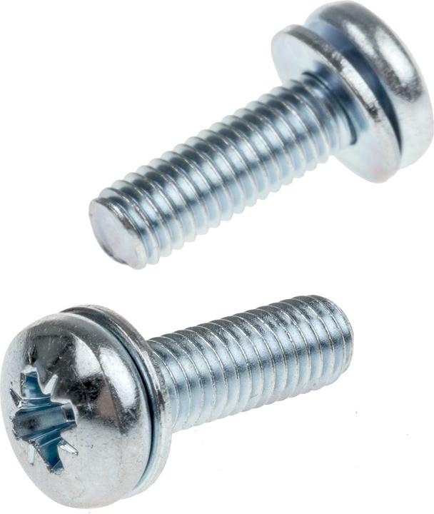 Actual product image Rs Pro Screws lens head with washer M5x16mm