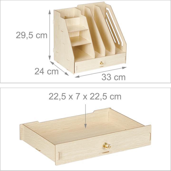Actual product image Relaxdays Schreibtisch-Organizer (A4)