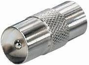 Actual product image Coax connector male-male, 9.5 mm (75 dB, Plugs and connectors)