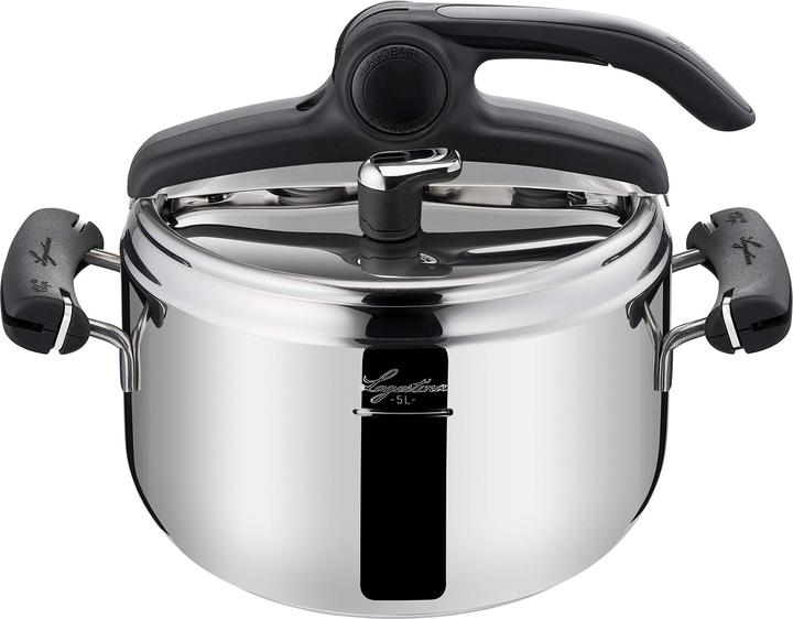 Image du produit Lagostina Autocuiseur Preziosa, 22 cm, 5 L (22 cm, Cuiseur à vapeur, Acier inoxydable)