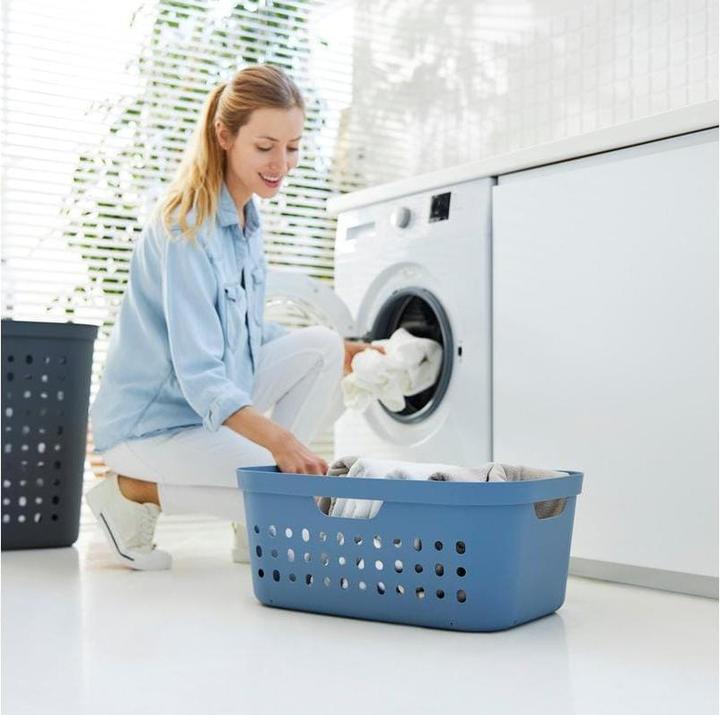 Actual product image Rotho Laundry basket "Jona" 39 l horizon blue (39 l)