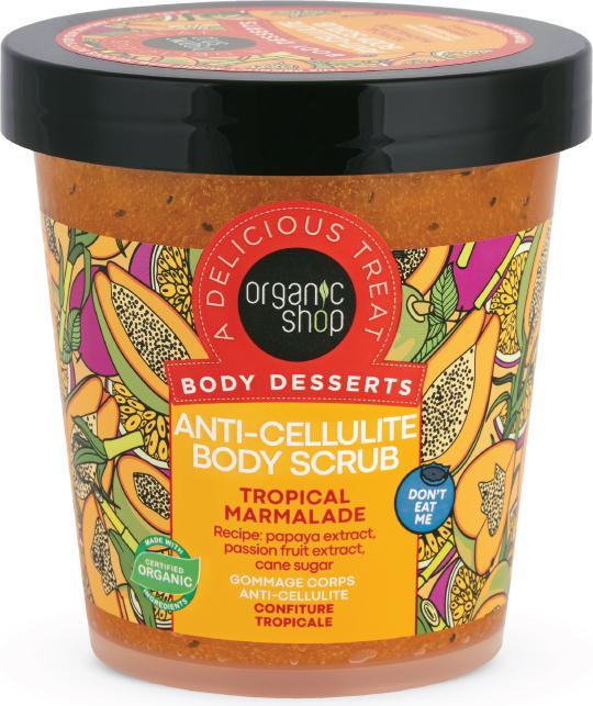 Organic Shop Body Desserts Anti-Cellulite Körperpeeling Tropische Marmelade 450ml (450 ml)