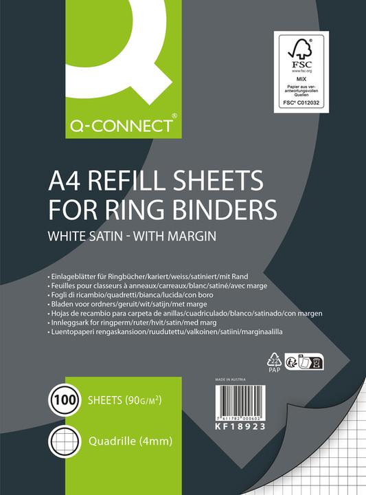 Produktbild Q-Connect Ringbucheinlagen