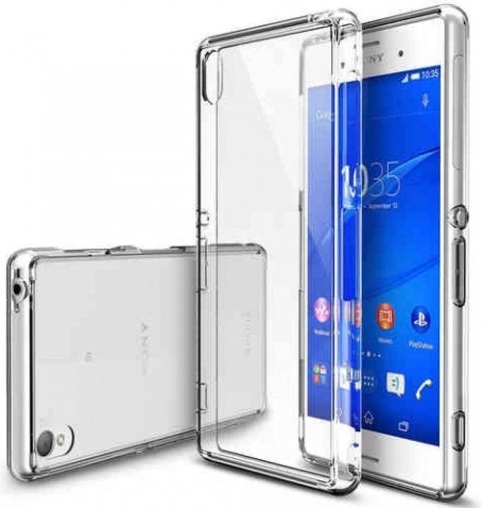 Actual product image Screenguard Sony Xperia Z3 Flexible TPU Clear Case (Sony Xperia Z3)