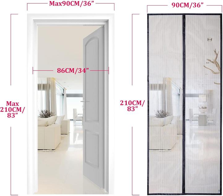 Produktbild Apalus Insektenschutzgitter (90 x 210 cm)