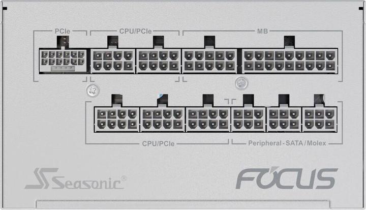 Actual product image Seasonic Focus GX-850 V4 850W ATX3.0 white (850 W)
