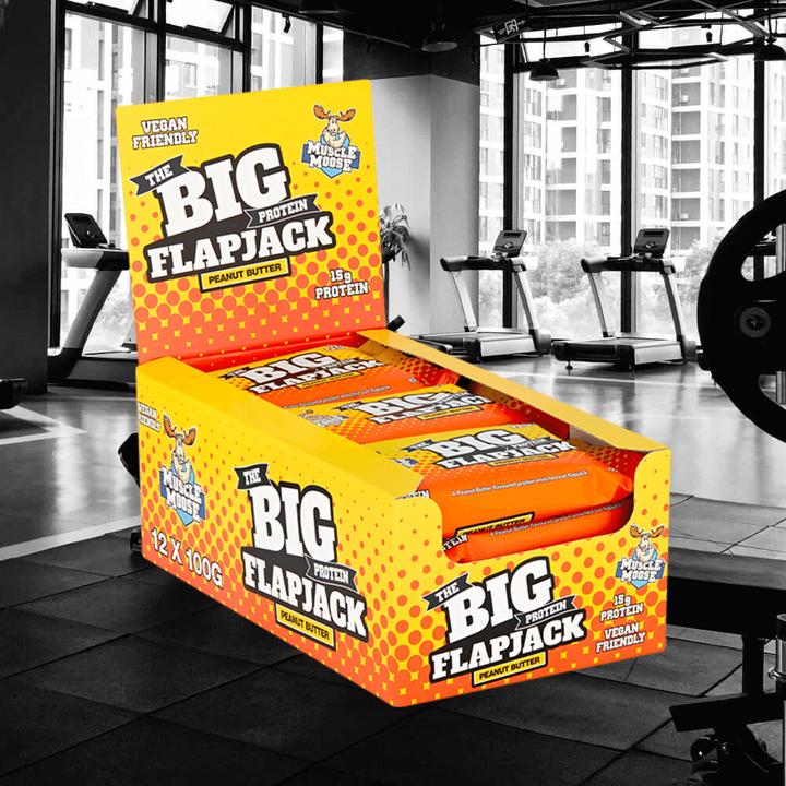 Actual product image Muscle Moose Big Protein Flapjack (Peanut Butter Vegan, 1 pcs., 1493 g)